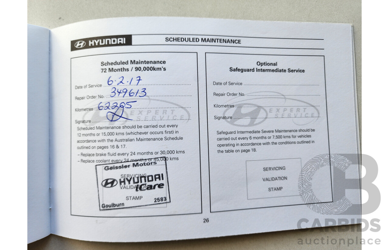 2/2010 Hyundai Getz SX TB MY09 3d Hatchback Blue 1.6L
