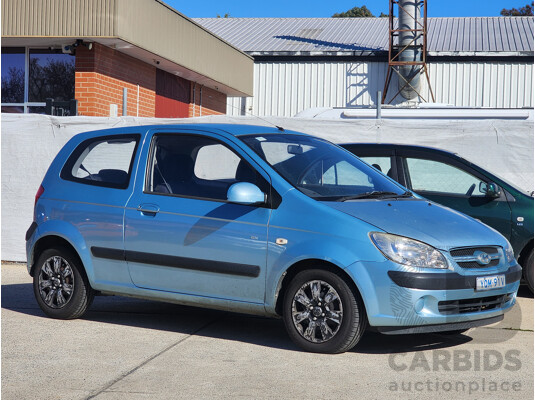 2/2010 Hyundai Getz SX TB MY09 3d Hatchback Blue 1.6L