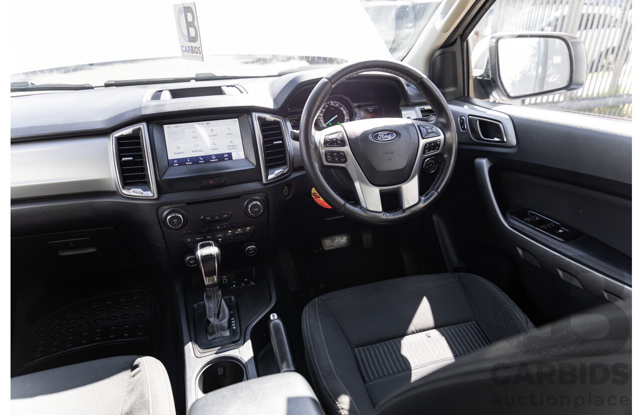 08/2018 Ford Ranger XLT 2.0 Hi-Rider (RWD) PX MKIII MY19 Double Cab P/Up Frozen White Twin Turbo Diesel 2.0L