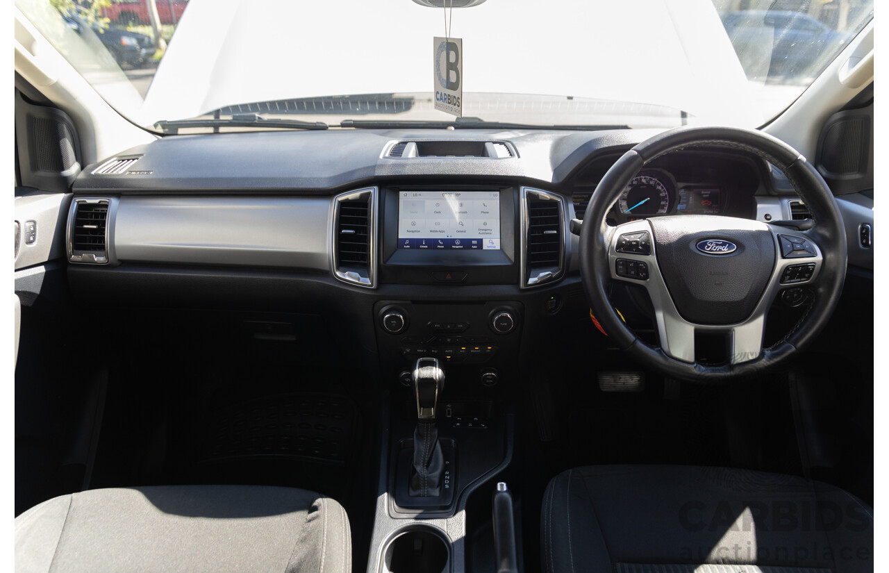 08/2018 Ford Ranger XLT 2.0 Hi-Rider (RWD) PX MKIII MY19 Double Cab P/Up Frozen White Twin Turbo Diesel 2.0L