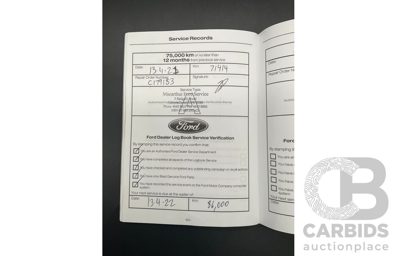 08/2018 Ford Ranger XLT 2.0 Hi-Rider (RWD) PX MKIII MY19 Double Cab P/Up Frozen White Twin Turbo Diesel 2.0L