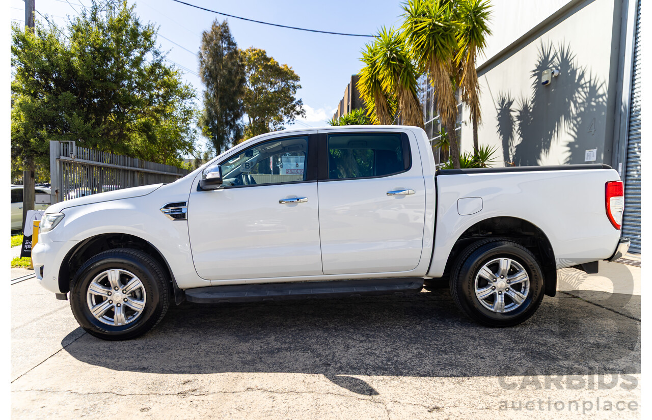 08/2018 Ford Ranger XLT 2.0 Hi-Rider (RWD) PX MKIII MY19 Double Cab P/Up Frozen White Twin Turbo Diesel 2.0L