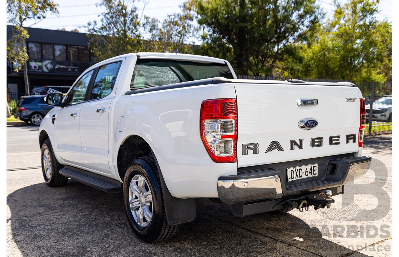 08/2018 Ford Ranger XLT 2.0 Hi-Rider (RWD) PX MKIII MY19 Double Cab P/Up Frozen White Twin Turbo Diesel 2.0L