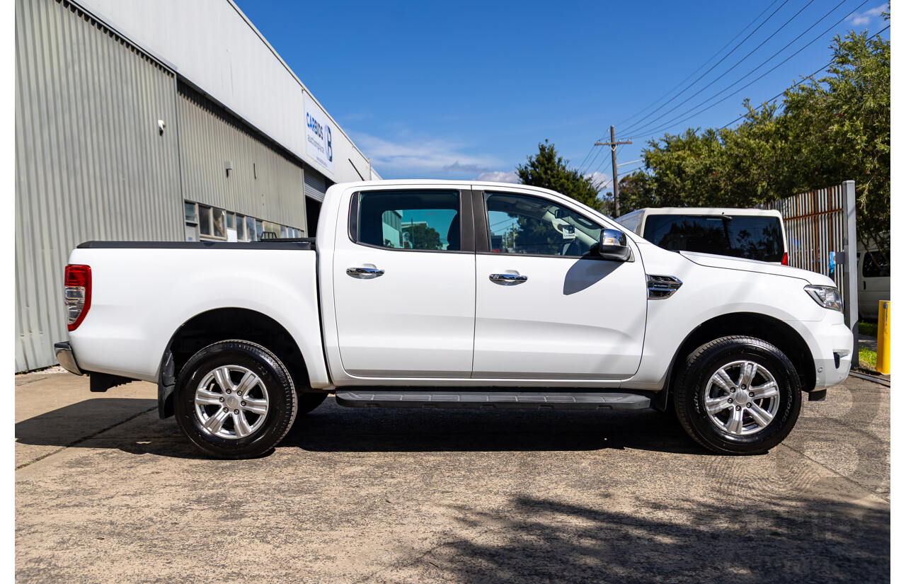 08/2018 Ford Ranger XLT 2.0 Hi-Rider (RWD) PX MKIII MY19 Double Cab P/Up Frozen White Twin Turbo Diesel 2.0L