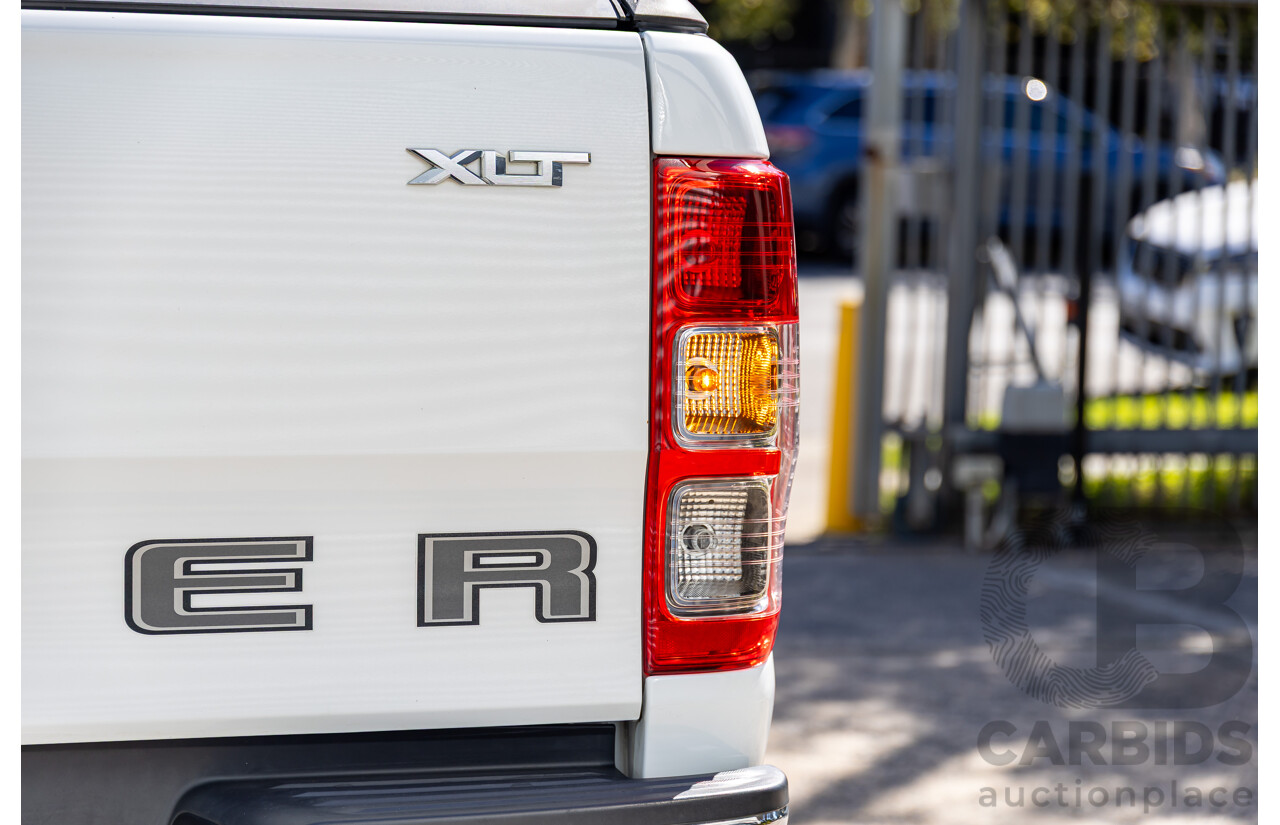 08/2018 Ford Ranger XLT 2.0 Hi-Rider (RWD) PX MKIII MY19 Double Cab P/Up Frozen White Twin Turbo Diesel 2.0L