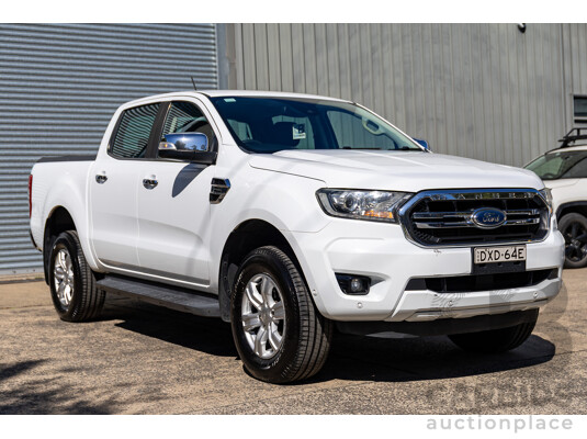 08/2018 Ford Ranger XLT 2.0 Hi-Rider (RWD) PX MKIII MY19 Double Cab P/Up Frozen White Twin Turbo Diesel 2.0L