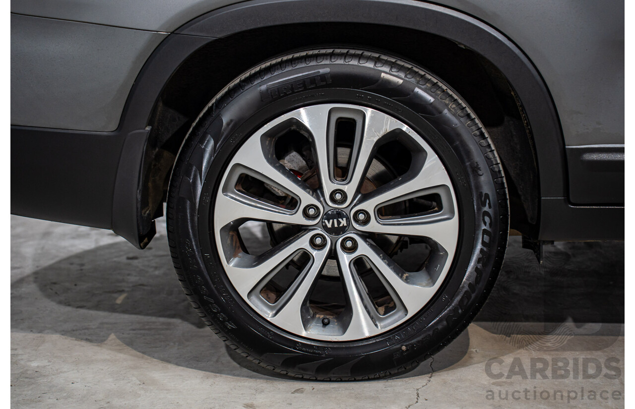 5/2015 Kia Sorento Platinum (4x4) XM MY15 4d Wagon Platinum Graphite Metallic Turbo Diesel 2.2L - 7 Seater