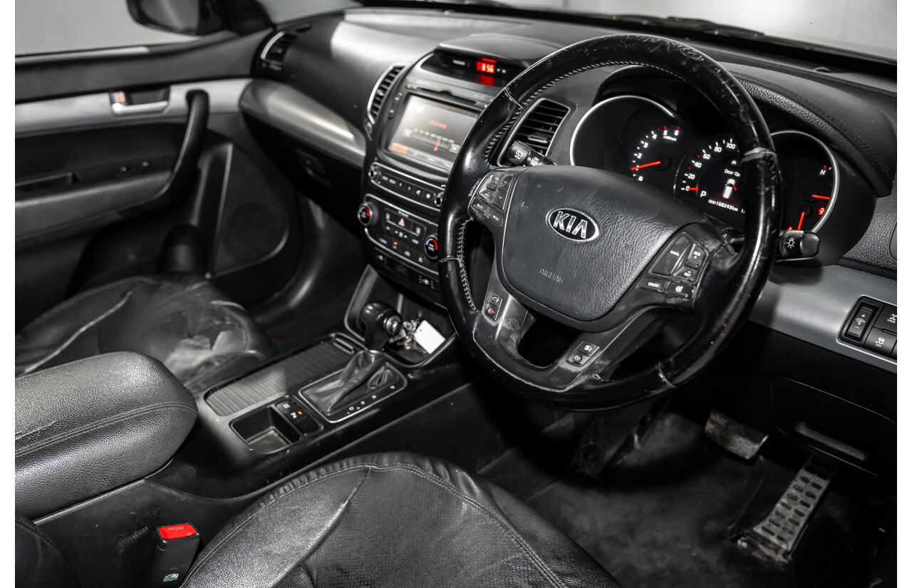 5/2015 Kia Sorento Platinum (4x4) XM MY15 4d Wagon Platinum Graphite Metallic Turbo Diesel 2.2L - 7 Seater