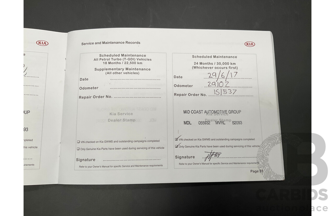 5/2015 Kia Cerato S YD MY15 5d Hatchback Clear White 1.8L