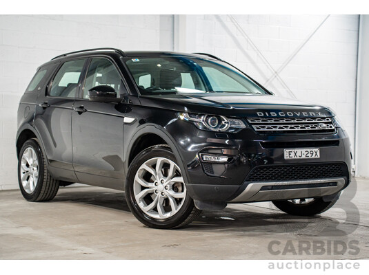 10/2016 Land Rover Discovery Sport TD4 180 HSE (AWD) LC MY17 4d Wagon Santorini Black Metallic Turbo Diesel 2.0L - 7 Seater
