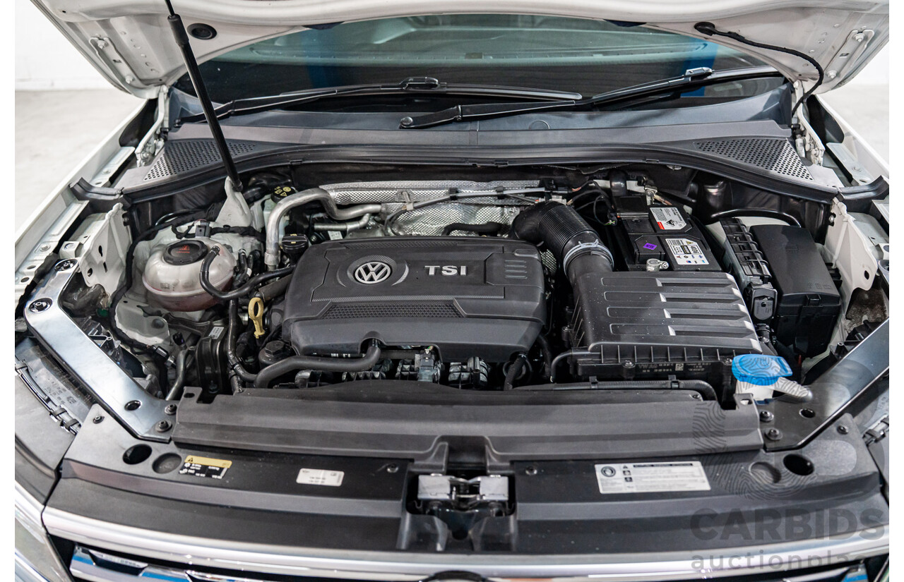 12/2018 Volkswagen Tiguan 162 TSI Highline R-Line Package (AWD) 5NA MY19 4d Wagon Pure White Turbo 2.0L