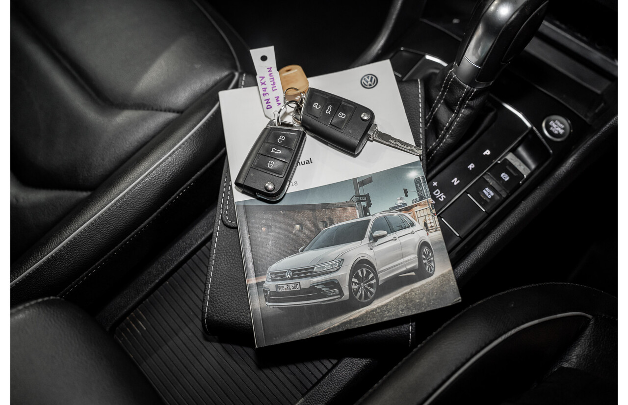 12/2018 Volkswagen Tiguan 162 TSI Highline R-Line Package (AWD) 5NA MY19 4d Wagon Pure White Turbo 2.0L