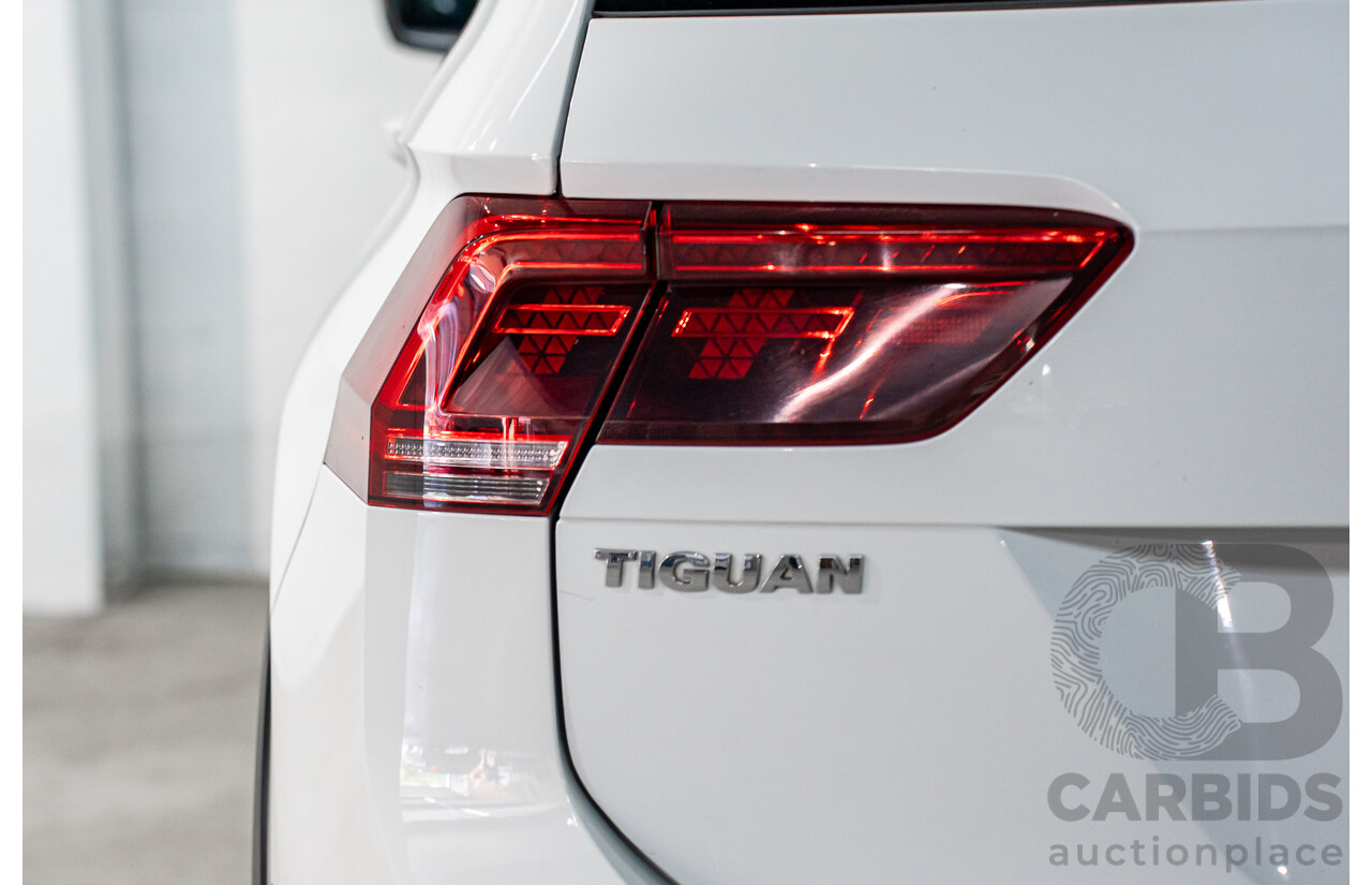12/2018 Volkswagen Tiguan 162 TSI Highline R-Line Package (AWD) 5NA MY19 4d Wagon Pure White Turbo 2.0L