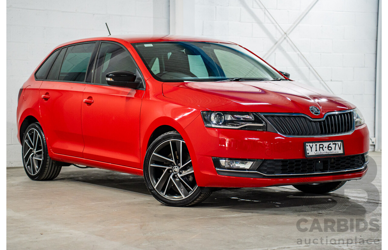 11/2018 Skoda Rapid Spaceback 92 TSI (FWD) NH MY19 4d Wagon Corrida Red Turbo 1.4L