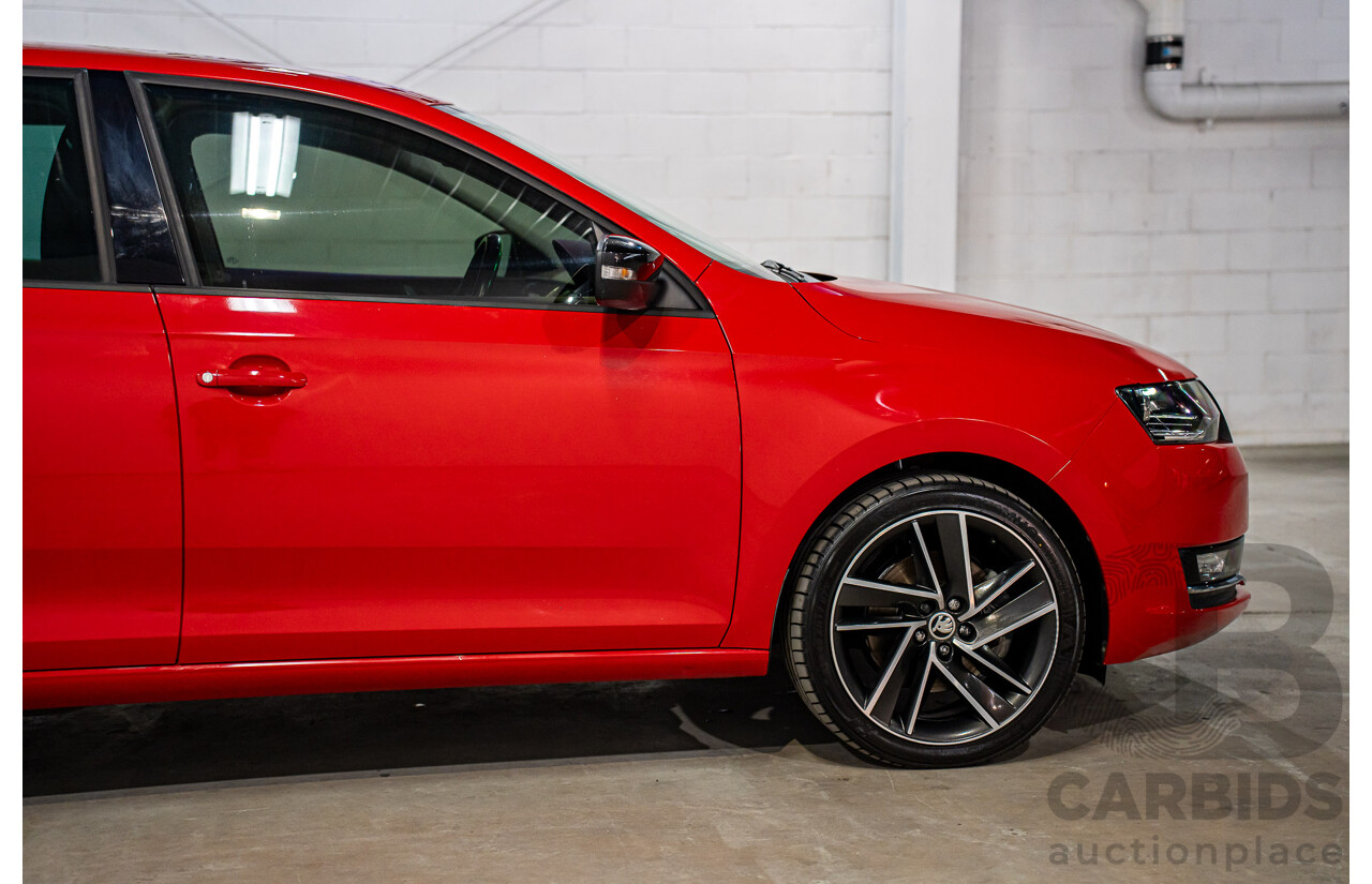 11/2018 Skoda Rapid Spaceback 92 TSI (FWD) NH MY19 4d Wagon Corrida Red Turbo 1.4L