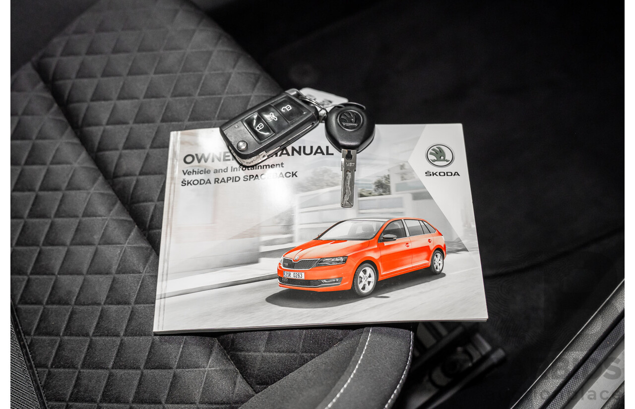 11/2018 Skoda Rapid Spaceback 92 TSI (FWD) NH MY19 4d Wagon Corrida Red Turbo 1.4L