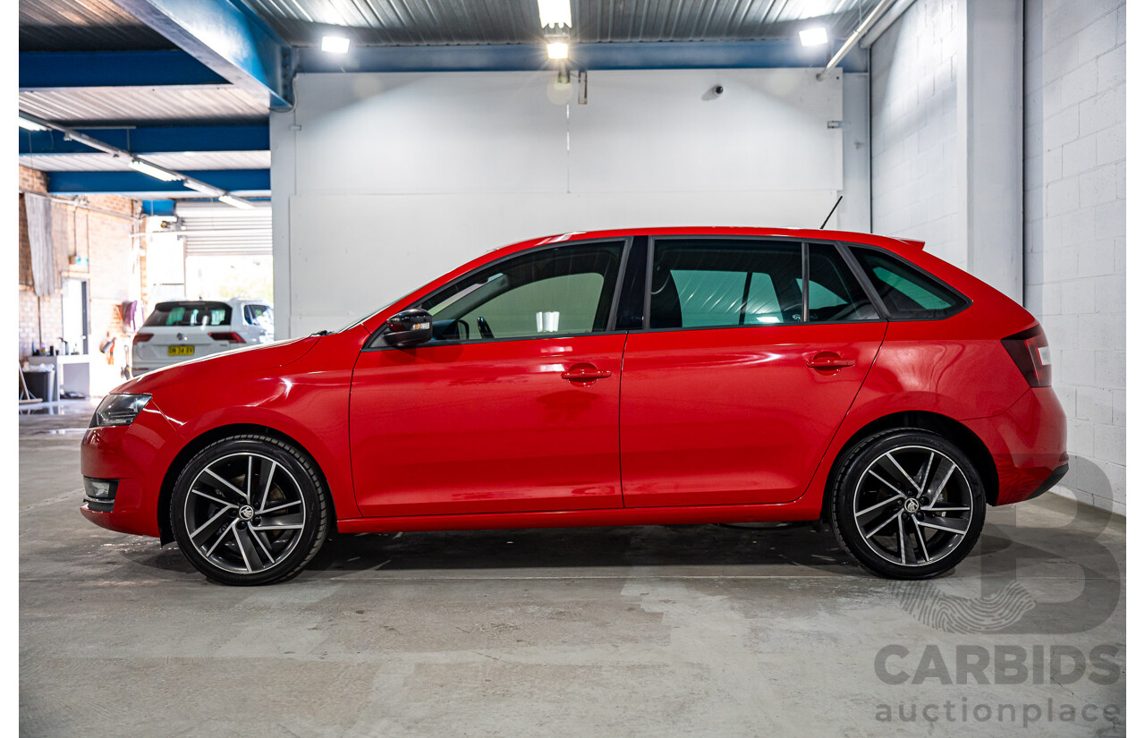 11/2018 Skoda Rapid Spaceback 92 TSI (FWD) NH MY19 4d Wagon Corrida Red Turbo 1.4L