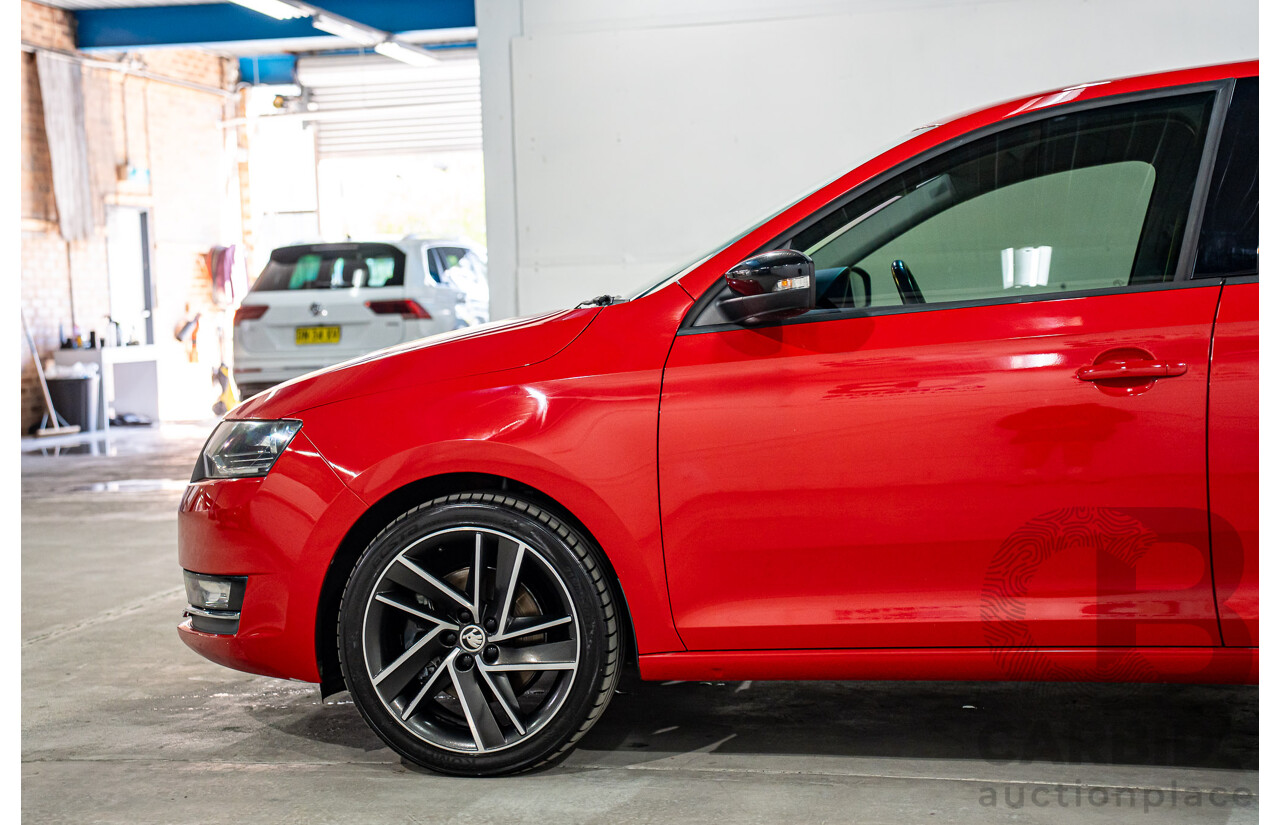 11/2018 Skoda Rapid Spaceback 92 TSI (FWD) NH MY19 4d Wagon Corrida Red Turbo 1.4L