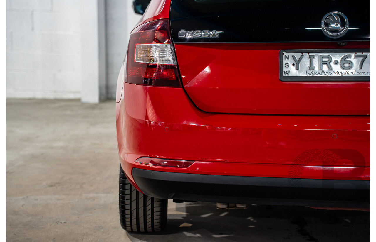11/2018 Skoda Rapid Spaceback 92 TSI (FWD) NH MY19 4d Wagon Corrida Red Turbo 1.4L