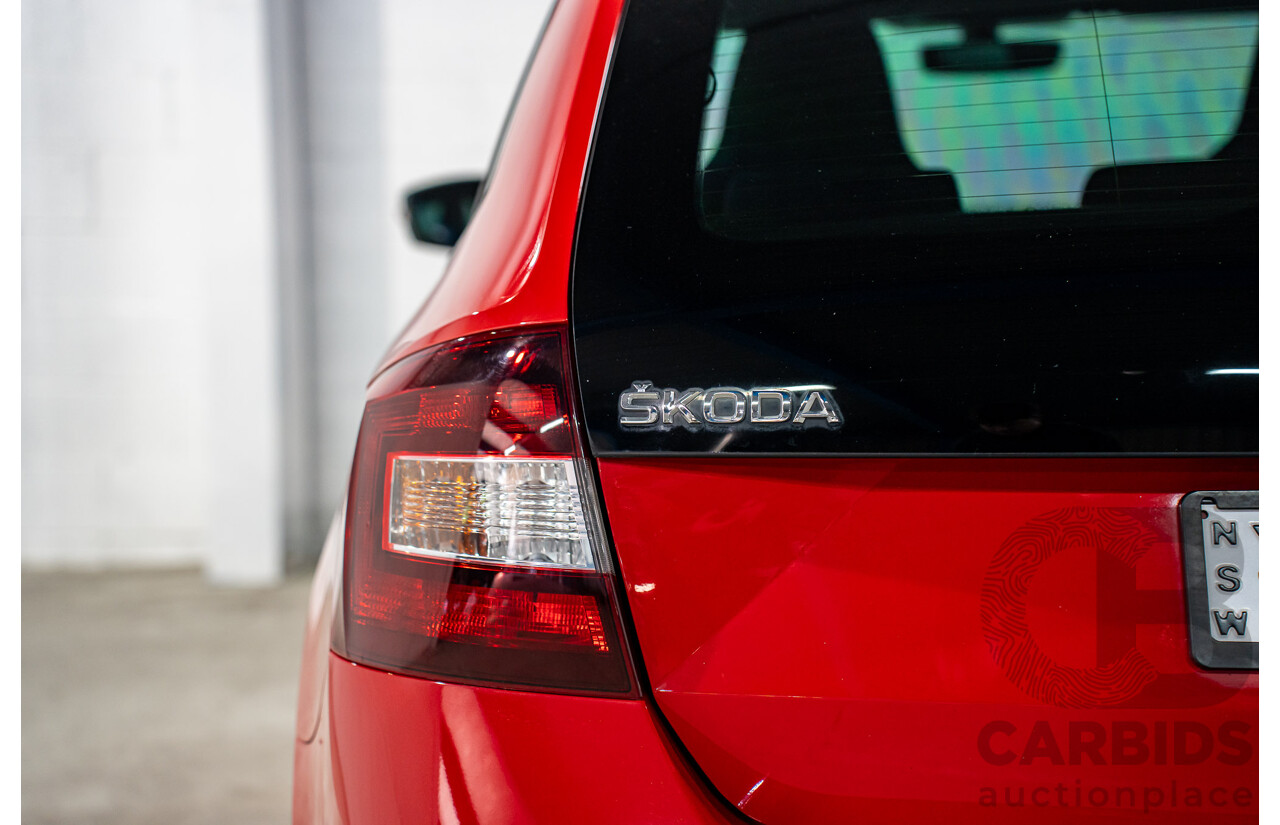 11/2018 Skoda Rapid Spaceback 92 TSI (FWD) NH MY19 4d Wagon Corrida Red Turbo 1.4L