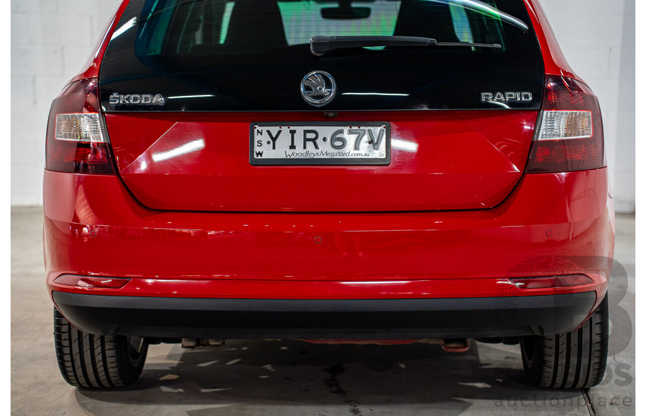 11/2018 Skoda Rapid Spaceback 92 TSI (FWD) NH MY19 4d Wagon Corrida Red Turbo 1.4L