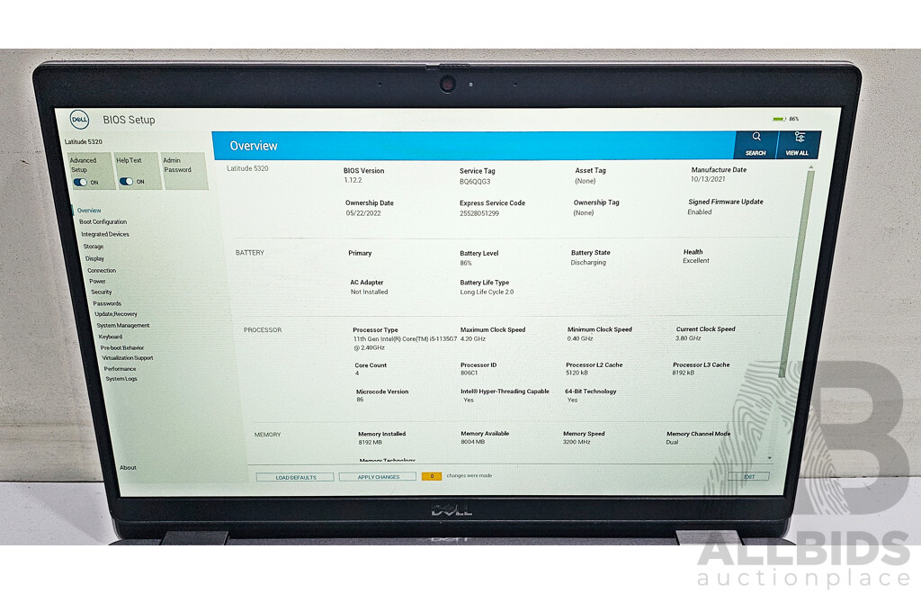 Dell Latitude 5320 11th Gen Intel Core I5 (1135G7) 2.40GHz-4.20GHz 4-Core CPU 13.3-Inch FHD Laptop