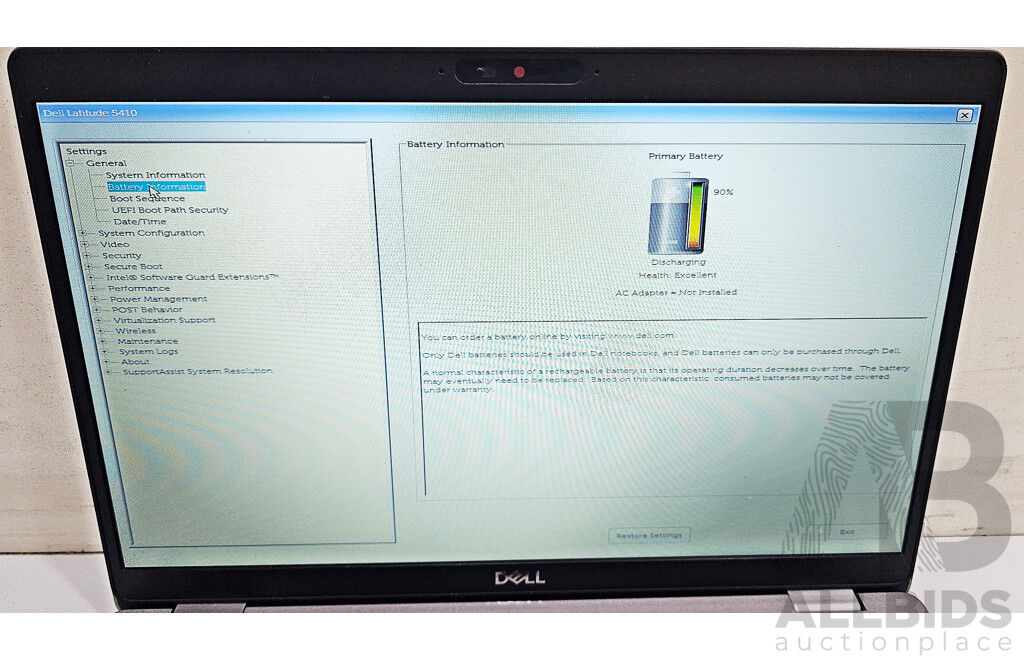 Dell Latitude 5410 Intel Core i5 (10210U) 1.60GHz-4.20GHz 4-Core CPU 14-Inch Laptop