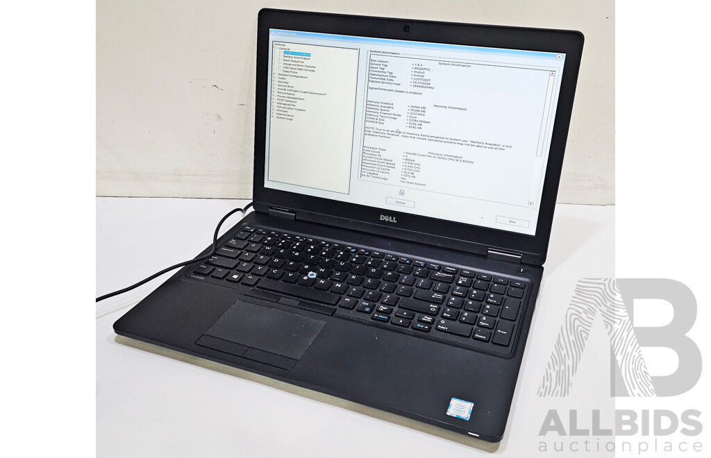 Dell Latitude 5580 Intel Core i5 (7200U) 2.50GHz-3.10GHz 2-Core CPU 15-Inch Laptop