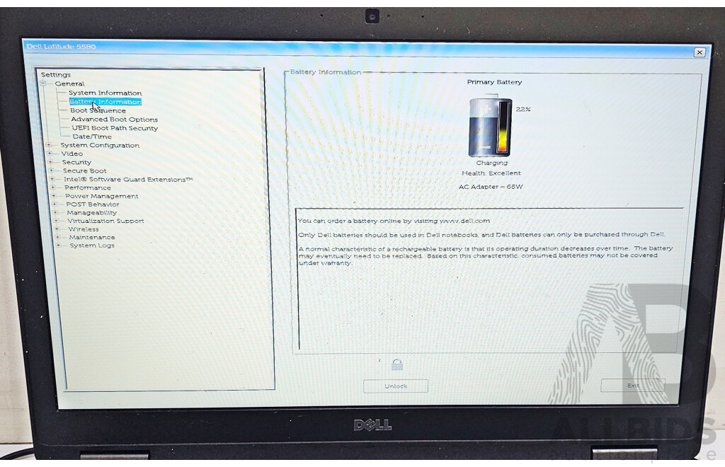 Dell Latitude 5580 Intel Core i5 (7200U) 2.50GHz-3.10GHz 2-Core CPU 15-Inch Laptop