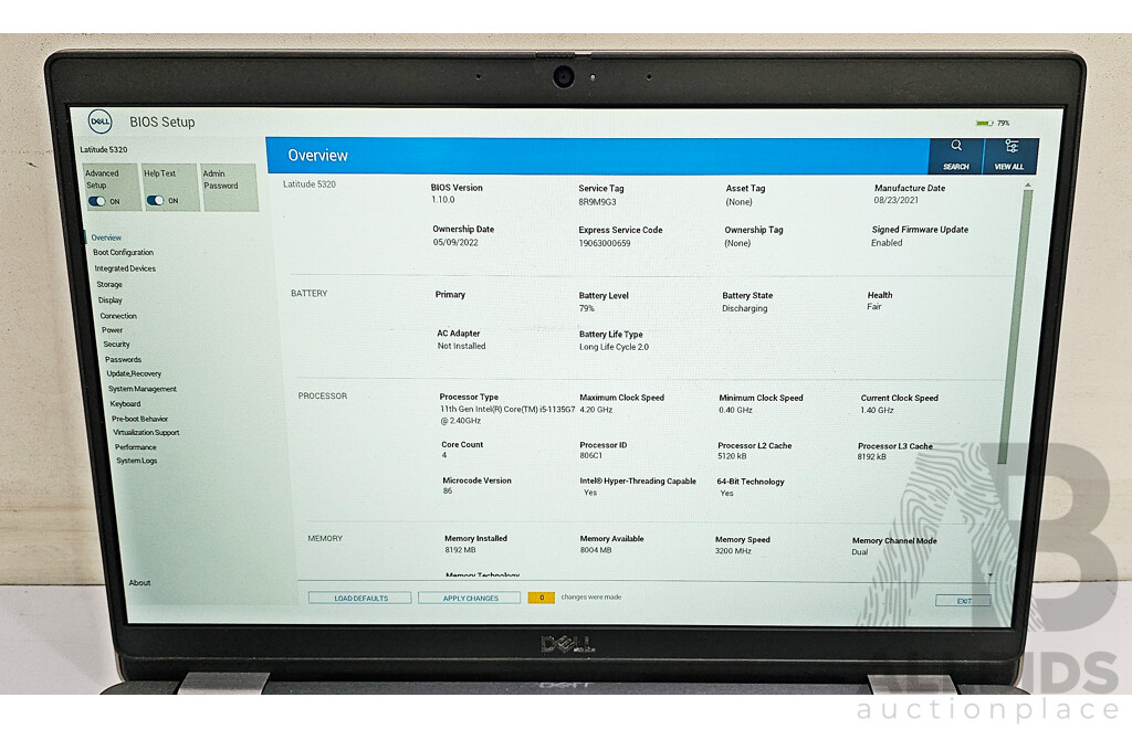 Dell Latitude 5320 11th Gen Intel Core I5 (1135G7) 2.40GHz-4.20GHz 4-Core CPU 13.3-Inch FHD Laptop 