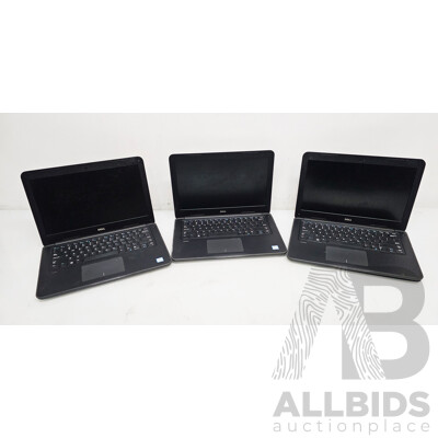 Dell Latitude 3380 Intel Core I3 (6006U) 2.00GHz 2-Core CPU 13.3-Inch Laptop - Lot of Three