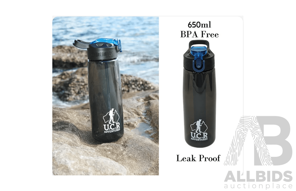 U.C.R Adventures LED Lantern X8 & Filtered Drink Bottle X8 - Lot of 16