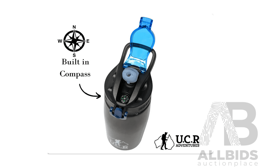 U.C.R Adventures LED Lantern X8 & Filtered Drink Bottle X8 - Lot of 16