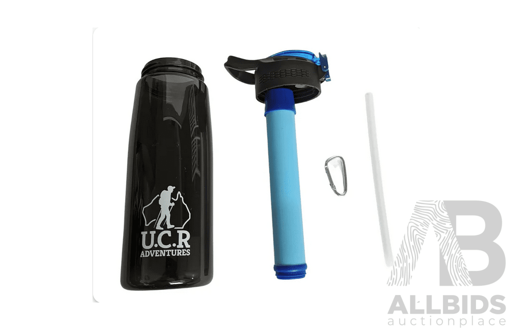 U.C.R Adventures LED Lantern X8 & Filtered Drink Bottle X8 - Lot of 16