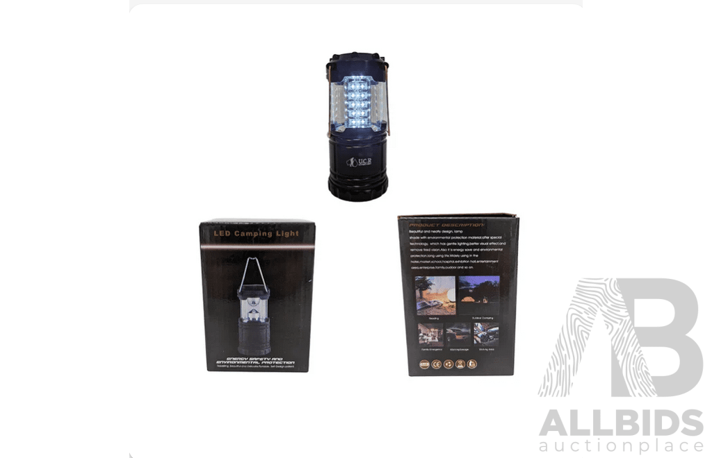 U.C.R Adventures LED Lantern X8 & Filtered Drink Bottle X8 - Lot of 16