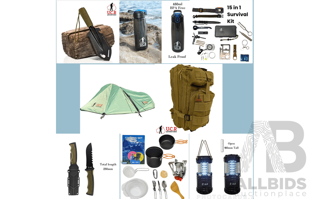 U.C.R Adventures Hiking Essentials Package 1 - ORP $ 475