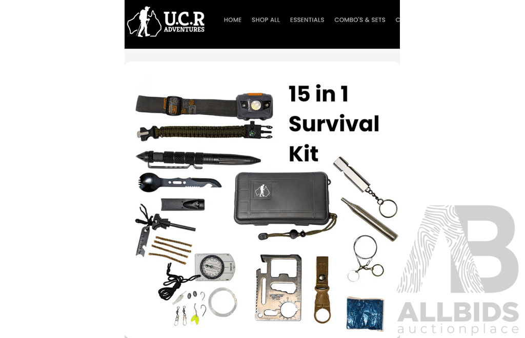 U.C.R Adventures Hiking Essentials Package 1 - ORP $ 475