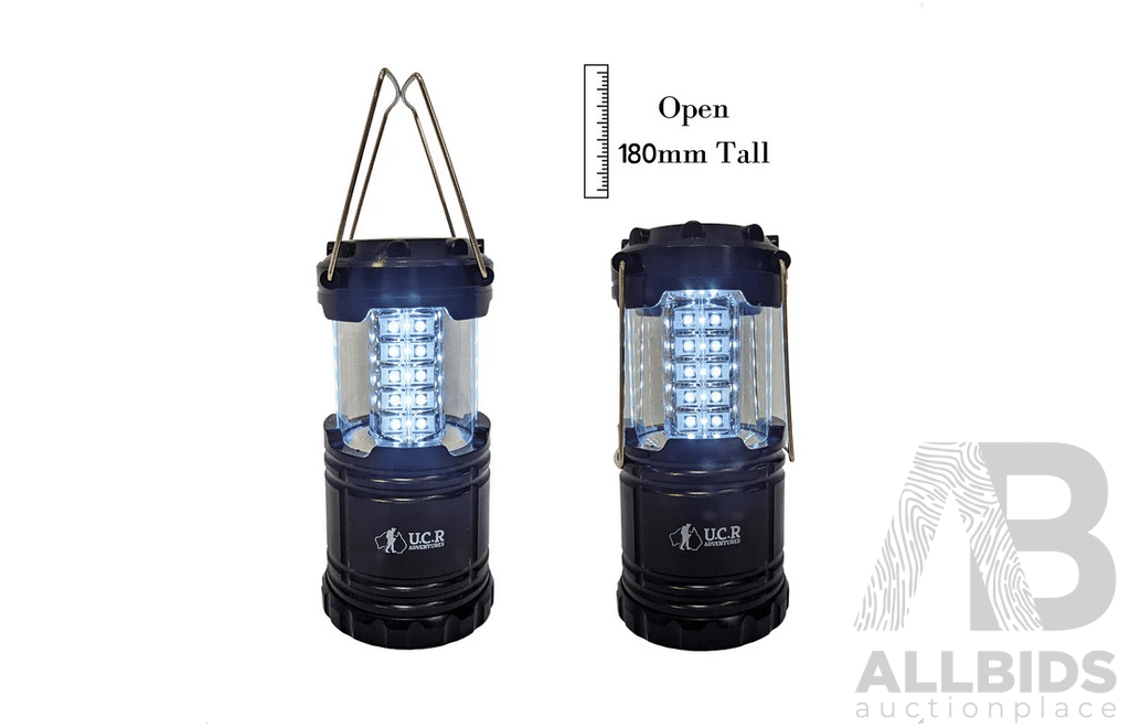 U.C.R Adventures PLL1.0 LED Lantern - Lot of 45 - ORP$900