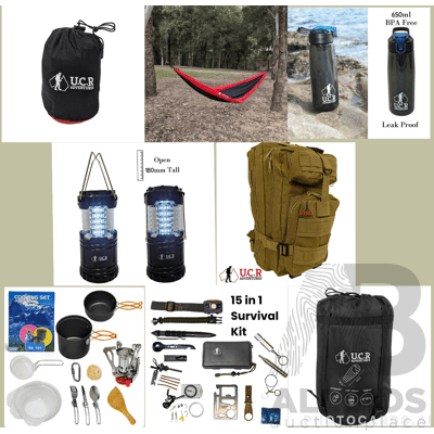 U.C.R Adventures Hiking Essentials Package 3 - ORP $ 384.99