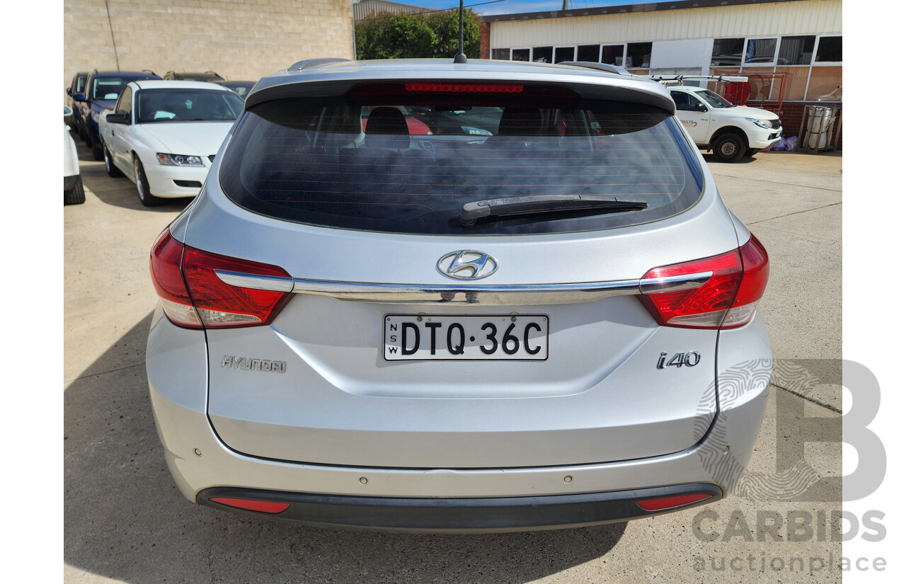 11/2012 Hyundai i40 Active VF 4d Wagon Silver 2.0L