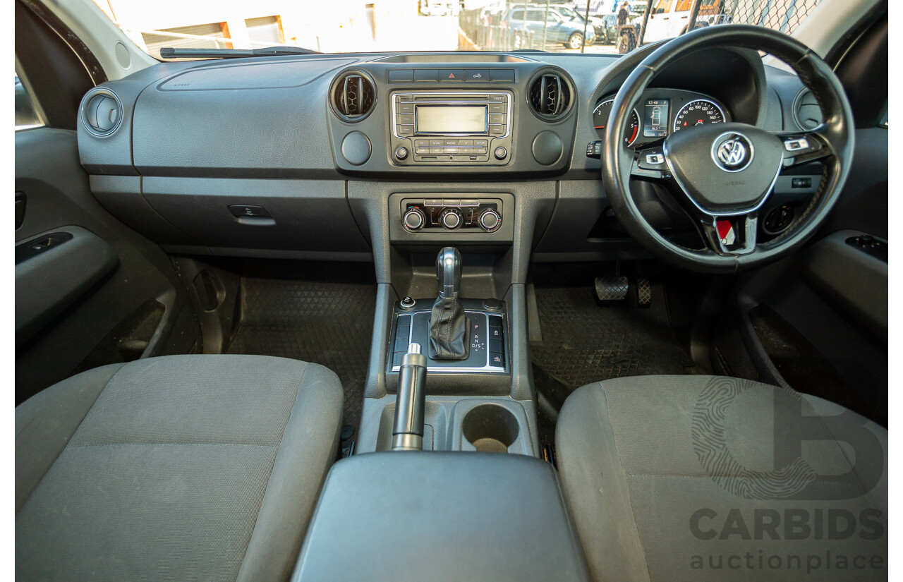 08/2015 Volkswagen Amarok TDI420 2H MY15 Dual Cab Utility White Turbo Diesel 2.0L