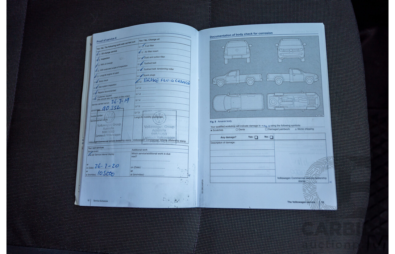 08/2015 Volkswagen Amarok TDI420 2H MY15 Dual Cab Utility White Turbo Diesel 2.0L