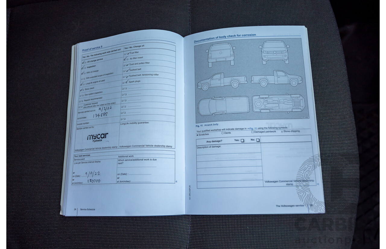 08/2015 Volkswagen Amarok TDI420 2H MY15 Dual Cab Utility White Turbo Diesel 2.0L
