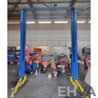 Rotary Lift, Two-Post 4500KG Asymmetric Car Hoist with Attached Height Extension Piece