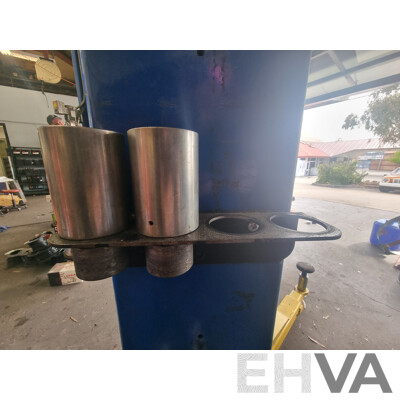 Rotary Lift, Two-Post 4500KG Asymmetric Car Hoist with Attached Height Extension Piece