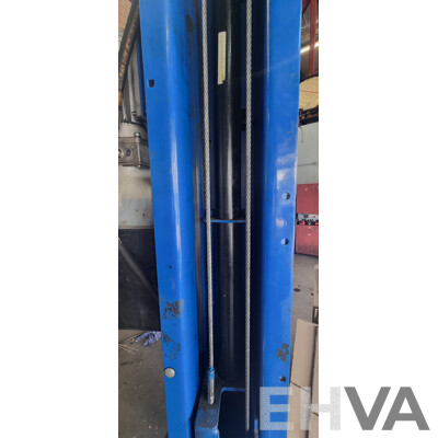 Rotary Lift, Two-Post 4500KG Asymmetric Car Hoist with Attached Height Extension Piece