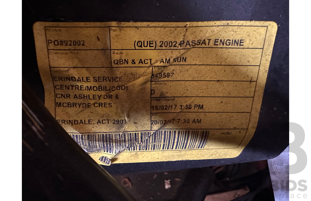 2002, Volkswagen Passat, 2.8L, Petrol Engine