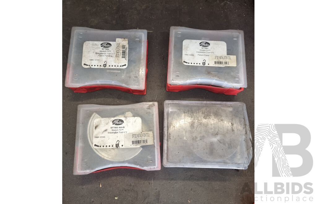 Quantity of 4 Gates Stretch Fit Installation Kits ETC