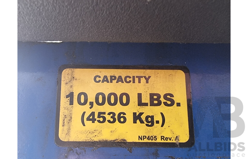 Rotary Lift, Two-Post 4500KG Asymmetric Car Hoist