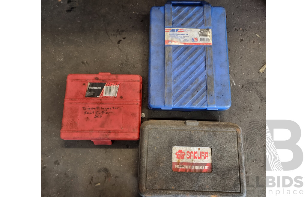 Quantity of 3 Assorted Tools Kits ETC